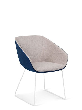 Advanta DELPHI Chair with blue and beige upholstery