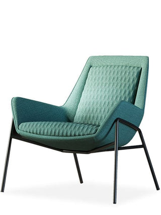 Aquila One Lounge Low chair in teal