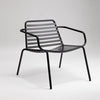 BOMBALA Outdoor Armchair - Black Metal Frame
