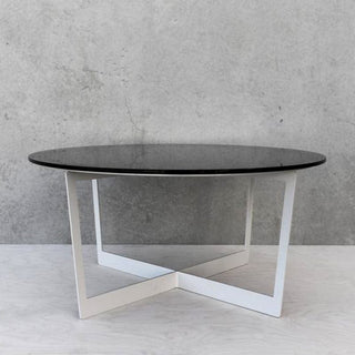 Brotherlui modern black coffee table