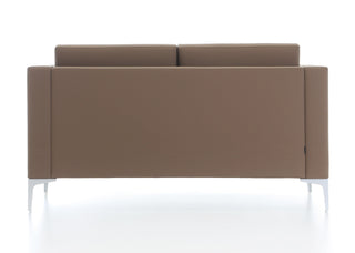 CARA_12 brown modern sofa with white legs