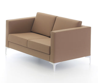 CARA 14 modern brown loveseat