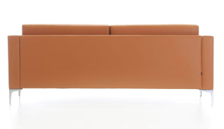 CARA_22 modern leather sofa, rear view