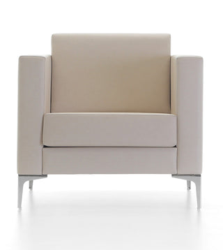 CARA_3 modern beige armchair