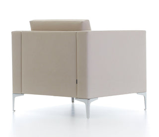 CARA_6 beige armchair, modern design