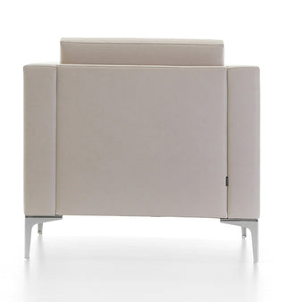 CARA 7 Beige Modern Armchair - Back View