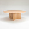 Caldera10 round wooden coffee table