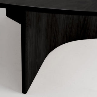Caldera 2 table leg detail with wood grain texture