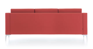 Cara 3-seater rose sofa, rear view