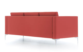 Cara Rose 3-seater sofa, rear angle view
