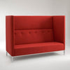 Connect3 high-arm red sofa