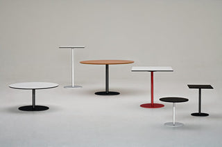 DISCUStables powder coat finish, various shapes and colors