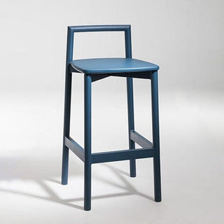 Didier Fable outside bar chair, blue