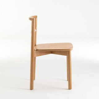Didier Fable oak chair side view