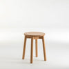 Didier Fable oak low stool