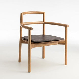 Didier Fable oak lounge chair