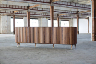 Flare3 wooden cabinet in warehouse