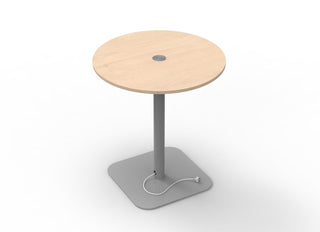 Hotdesk custom high table with integrated power