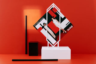 The White Stripes album art display