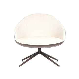 Marina Armchair with 4-Star Rotating Base - Front View, Two-Tone