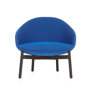 Marina Armchair with Timber Base - Front View