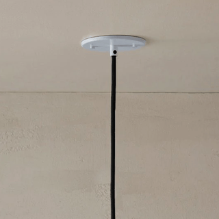 MarzBrightBeadsrose-white pendant light fixture with white ceiling mount