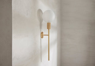 Marz Designs Attalos Wall Light G200 Side On - modern gold sconce