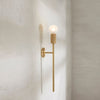 Marz Designs Attalos Wall Sconce G95 Sideon - Gold Wall Lamp