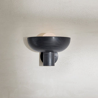 Marz Designs Selene Uplight - Blackened Ash Wall Sconce