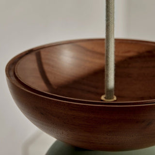 Marz Designs Terra 00 Walnut Sage Pendant Detail