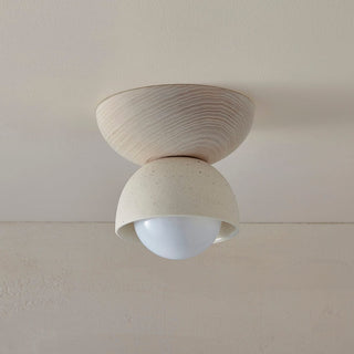Marz Designs Terra 00 Surface Sconce - Ash & Vanilla Bean Ceiling Light