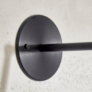 Marz Designs Terra0 articulating wall sconce detail in brushed black.