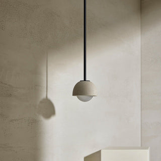 Marz Designs Terra 0 pendant light in brushed black and vanilla bean