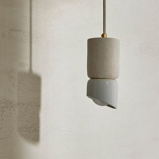 Marz Designs Terra 1.5 pendant light in brass and vanilla bean.
