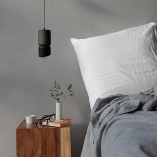 Marz Designs Terra 1.5 Brushed Black Pendant light over bed