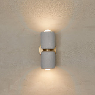 Marz Designs Terra2 Brass Vanilla Bean Fronton wall sconce