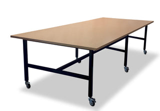 Metro Castors table on wheels
