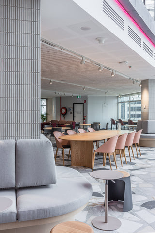 Modern office meeting area, photo July 16, 2020