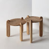 Pop-5 wooden side tables
