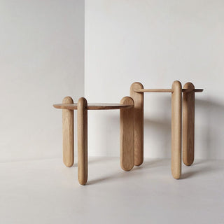 Pop-6 wooden side tables
