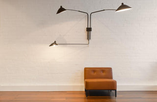 Ross Didier Corporate Collection wall lamp and chair