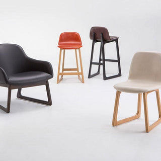 Ross Didier Timber Collection chairs and stools