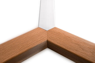 Ryba dining table corner detail