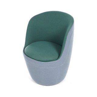 Shelly Mini rotating chair, top angle view