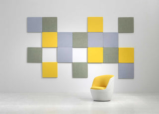 Shelly with square backdrop and modern chair