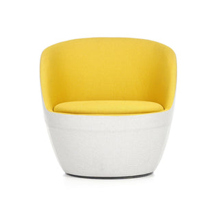 Shelly Armchair - Rotating, Two-Tone, Front View