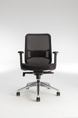 Swagger office armchair with mesh back