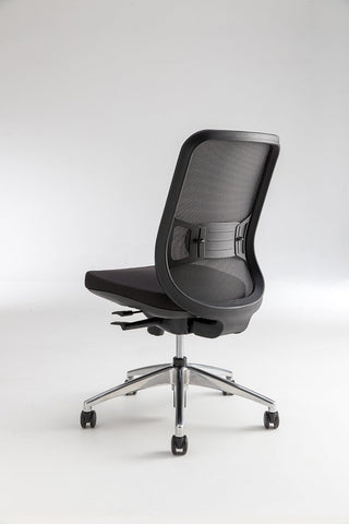 Swagger no-arm office chair, mesh back