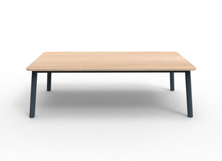 T10 Table Frame (2400x1400x730) - Modern wooden table with dark legs