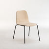 Tiller Slim Four Leg Chair - Light Wood Seat